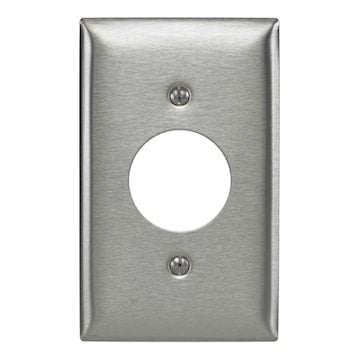 HUBBELL SS7 PLATE 15-20A 1.406 STAINLESS STEEL 