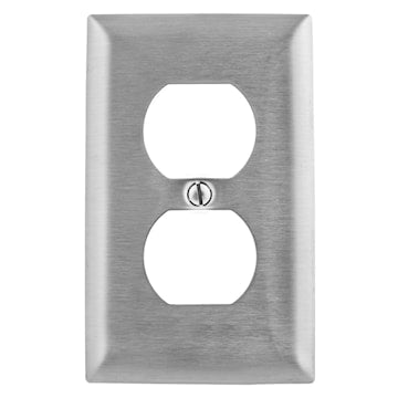 HUBBELL SS8 PLATE 1G DUPLEX SS 