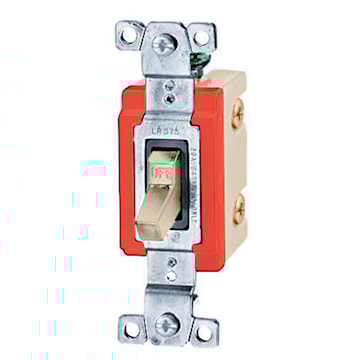 HUBBELL HBL18201ICN INTERR 15A 1P 347VIVOIRE