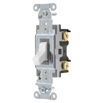 HUBBELL CSB120W INTERR 20A 1P 120/277VBLANC
