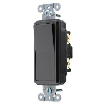 HUBBELL DS115BK INTERR 15A 1P 120/277VDEC NOIR