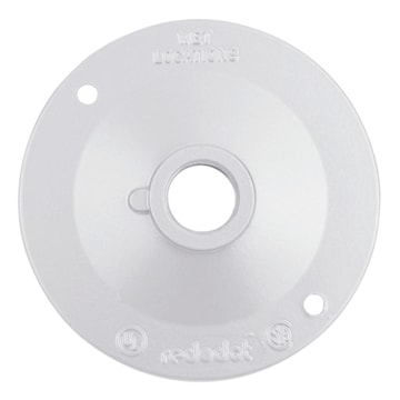 ABB S211WHE COUV ROND 1/2PO 1 TROUETANCHE BLANC