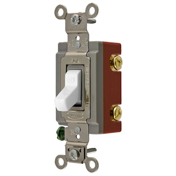 HUBBELL HBL1221W INTERR 20A 1P 120/277VBLANC