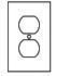 HUBBELL SP97S01008 CUSTOM SS PLATE 