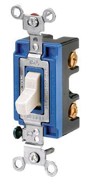 HUBBELL CS120W INTERR 20A 1P 120/277VBLANC