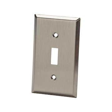 ABB CI97071 PLATE 1G INTERR STAINLESS STEEL 