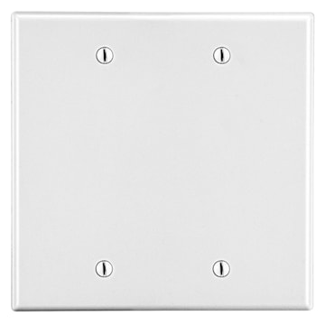 HUBBELL P23W PLAQUE 2G VIERGE BLANC
