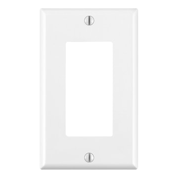 LEVITON 80401-CNW PLATE 1G DEC PLAST 347VWHITE 