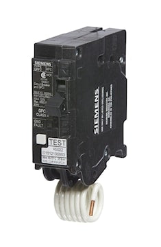 SIEMENS US2:QF115ACSA DISJ QPF2,1P,120V,15A,10KA,GFCI 5MA
