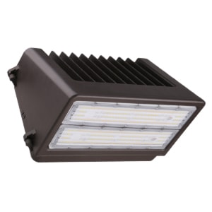 PRODUITS STANDARD 68608 LUM MURAL ANGLE DEL 80/100W 3CCT 120/347V BRZ PC