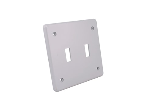 IPEX 077373 PLATE 2G SWITCH DOUBLE CPV 