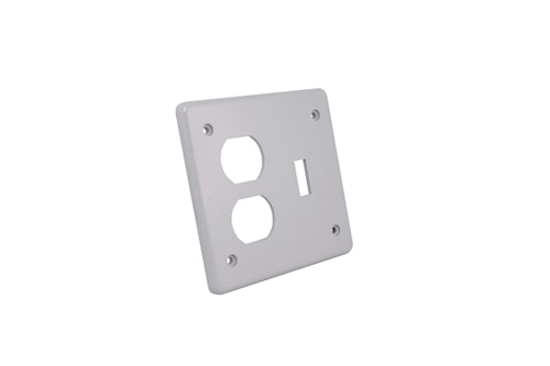 IPEX 077374 2G PLATE SWITCH &amp; SOCKET CPV 