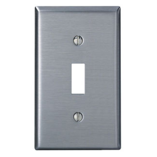 LEVITON 84001 PLATE 1G INTERR SS 
