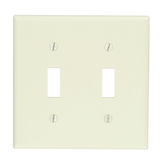 LEVITON 78009 PLAQUE 2G INTERR PLASTAMANDE CLAIR