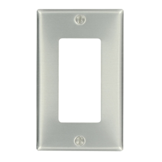LEVITON 83401 PLAQUE 1G DEC ALUM