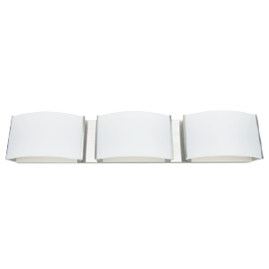 PRODUITS STANDARD 65842 TRIPLE MODULE MURAL DEL LUMINAIRE TRADITIONNEL 30 W 120 V 3 000 K NICKEL BROSSÉ 1 917 LM