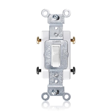 LEVITON 1102-CW INTERR 15A 2P 120/277VBLANC