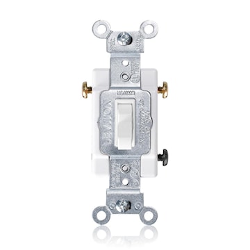 LEVITON 1103-CW INTERR 15A 3V 120/277VBLANC