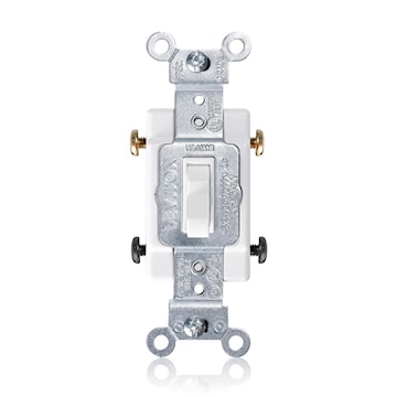 LEVITON 1104-CW INTERR 15A 4V 120/277VBLANC