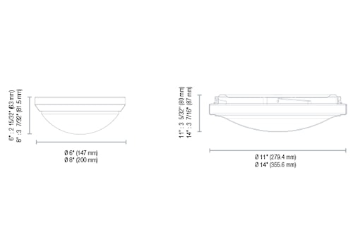 PRODUITS STANDARD 68021 8 IN PLAFONNIER DEL LUMINAIRE ANNEAU UNIQUE 13 W 120 V 3 000 K NICKEL BR OSSÉ 921 LM ROND