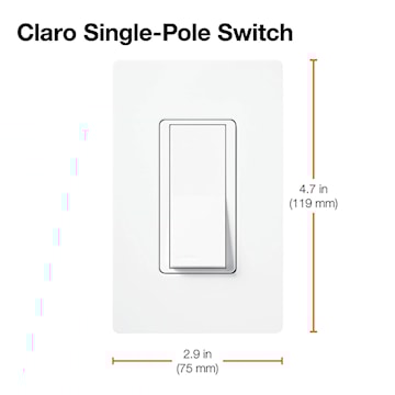 LUTRON CA-1PS-WH INTERRUPTEUR 15A UNIPOLAIRE BLANC