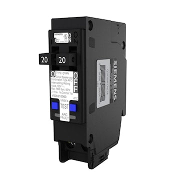 SIEMENS US2:Q2020AFCNCSA DISJ JUMELE 1P 20A 10KAANTI ARC ENFICHABLE
