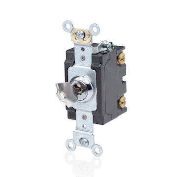 LEVITON 1221-2KL INTERR 20A 1P 120/277VCLEF CHROME