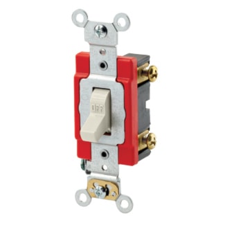 LEVITON 1221-2T INTERR 20A 1P 120/277VAMANDE CLAIR