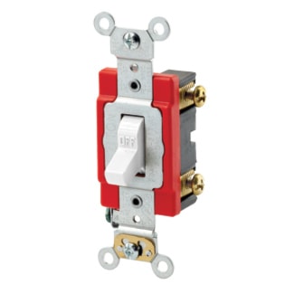 LEVITON 1221-2W INTERR 20A 1P 120/277VWHITE