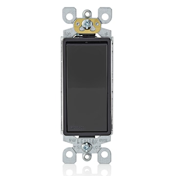LEVITON 5603-P2E INTERR 15A 3V 120V DECNOIR/EBENE