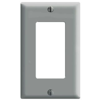 LEVITON 80401-GY PLATE 1G DEC PLAST GRAY 