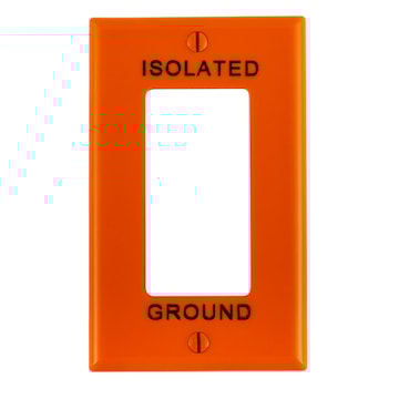 LEVITON 80401-IG PLATE 1G DEC PLASTORANGE 