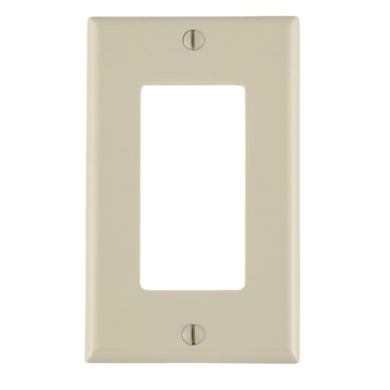 LEVITON 80401-T PLAQUE 1G DEC PLASTAMANDE CLAIR