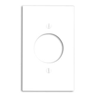 LEVITON 80720-W PLAQUE 1G 1 PRISE 1,578DIAMETRE NYLON BLANC