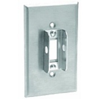 LEVITON 84001-LOK 1G ROCKER PLATE VISINVIO STAINLESS STEEL 