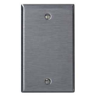 LEVITON 84014-40 PLATE 1G VIRGIN SS 