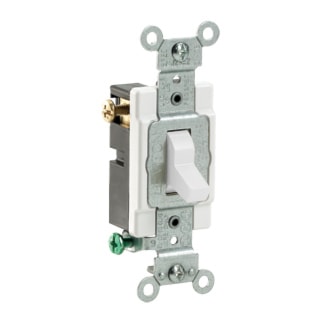 LEVITON CS320-2W INTERR 3V 20A 120/277VBLANC BASCULE