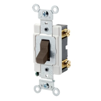 LEVITON CSB1-20 SWITCH INTERR 1P 20A120/277V BROWN
