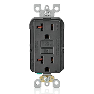 LEVITON GFNT2-E RECEPT DDFT HG AUTO TEST20A125V NOIR
