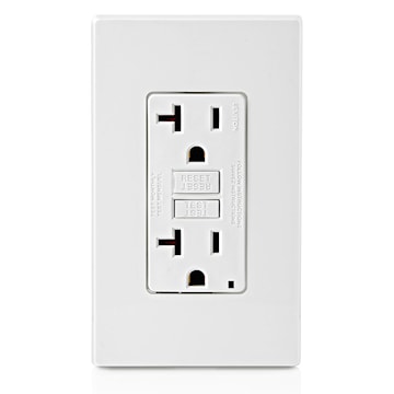 LEVITON GFNT2-W RECEPT DDFT AUTO TEST20A125V BLANC