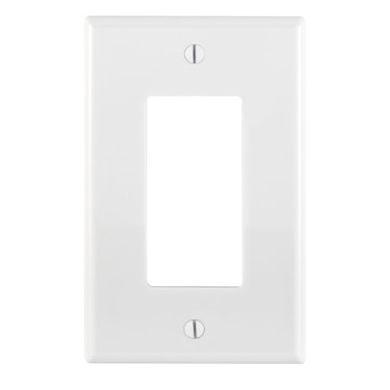 LEVITON PJ26-W PLATE 1G DECORA MEDIUMNYLON 