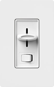 Gradateur Skylark LED+ unipolaire/3 voies 120V, compatible avec lampe CFL/DEL 150W ou halogène/incandescente 600W - Blanc