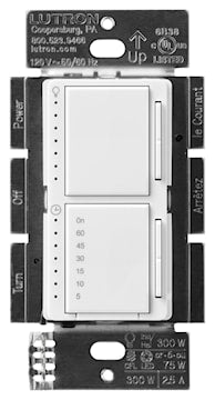 LUTRON MACL-L3T251-WH GRADATEUR MAESTRO LED+ ET MINUTERIE COMBINE
