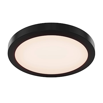 DALS LIGHTING FMM12-CC-BK ROUND CEILING LIGHT 12IN 20W1800LM 120V 5CCT BLACK 