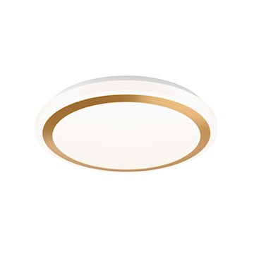 DALS LIGHTING CFG13-CC-GD ROUND GLASS CEILING LIGHT 13IN 32W 120V 5CCT GOLD 