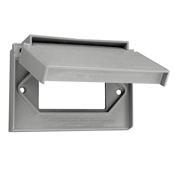 DECORA Decora Wall Plate with Hinged Cover 