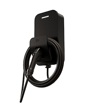 FLO Maison X8 80 A - Noir absolu - Installation fixe - J1772 - Borne de recharge résidentielle de niveau 2