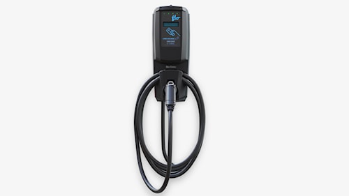 SERVICES FLO C+V2-EVSE-30-25-LC1RR1PS FLO CoRe+ PS (Partage de puisance), montage mural, contrôlée de 8 à 30A, câble de 25 pieds, affichage LCD, lecteur RFID