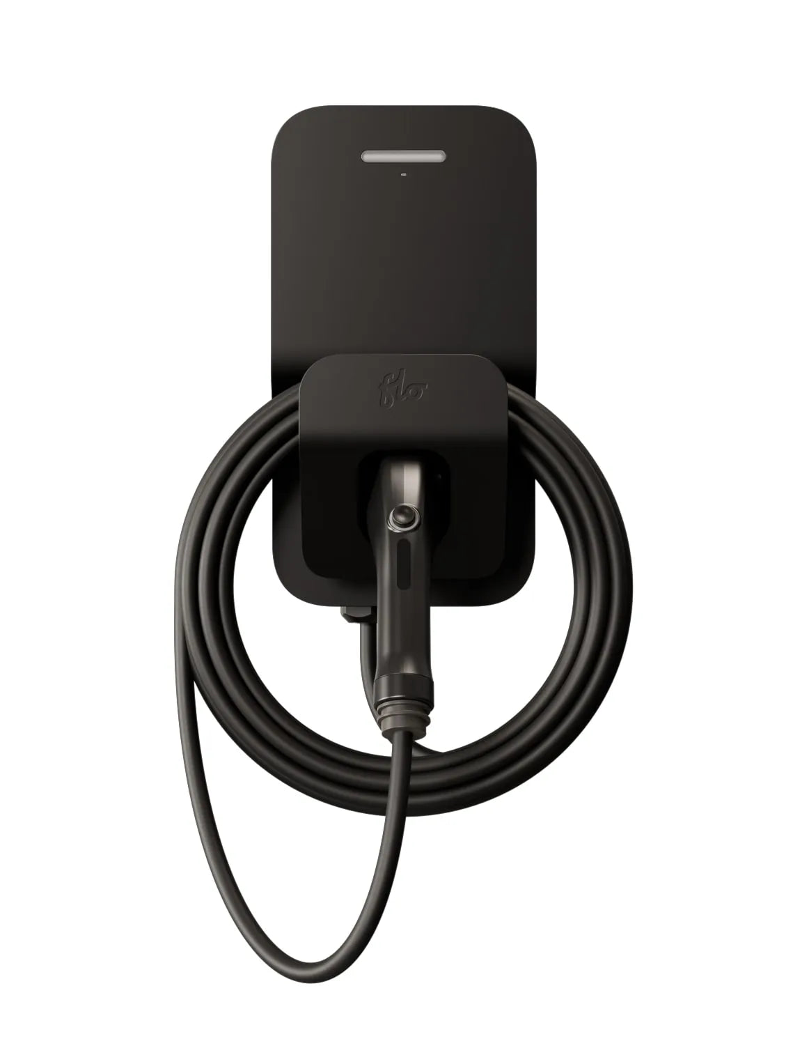 FLO Maison X6 50 A - Noir absolu - Installation fixe - J1772 - Borne de recharge résidentielle de niveau 2