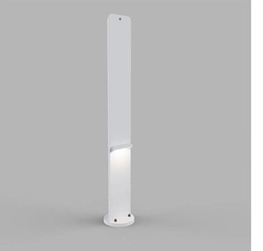 SNOC P15604D120WH PIEDESTAL UNIVERSEL BLANC POUR BORNE /LUM DEL 4W